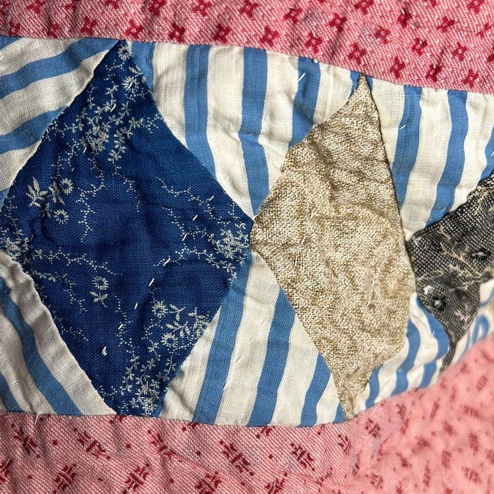 Quilted Patchwork Jacket Medium - image 7